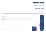 Panasonic ER2405K Operating instructions