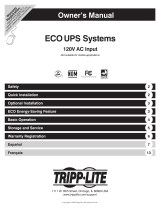 Tripp Lite ECO550UPS Owner's manual
