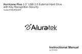 Aluratek Hurricane plus 3.5", 500GB User manual