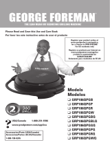 George Foreman GEORGE FOREMAN 360 GRILL WITH RED FINISH...INTRODUCING THE BIGGEST, MO User manual