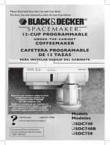 Black & Decker Spacemaker SDC750 User manual