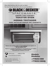 Black & Decker SpaceMaker Digital Toaster Oven User manual