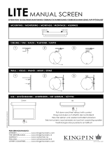 Kingpin Screens Lite Manual Screen User manual