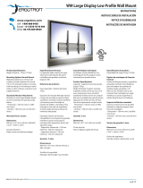 Ergotron WM Low Profile Wall Mount, XL Product information