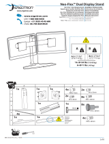 Ergotron Neo-Flex Dual Monitor Lift Stand User manual