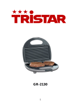 Tristar GR-2130 User manual