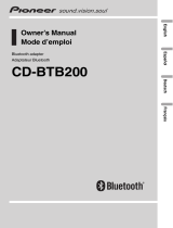 Pioneer CD-BTB20 User manual