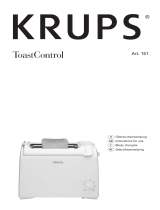 Krups ToastControl Classic C F 151 70 Operating instructions