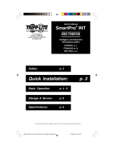 Tripp Lite SmartPro INT User manual