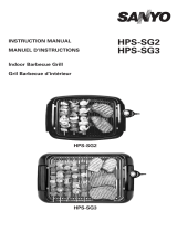 Sanyo HPS-SG2 - Indoor Barbecue Grill User manual