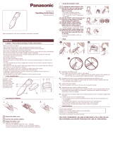 Panasonic Eyelash Curler Operating instructions