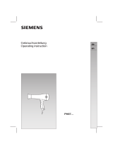 Siemens ph 8760 d professional sensation Owner's manual