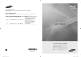 Samsung LN40A330 User manual