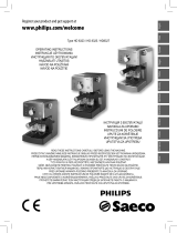 Saeco Poemia Manual Espresso Operating instructions