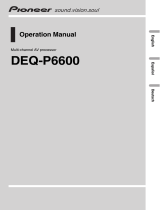 Pioneer DEQ-P6600 User manual