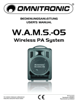 Omnitronic W.A.M.S.-05 User manual