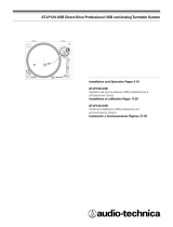 Audio-Technica ATLP120 USB BK User manual