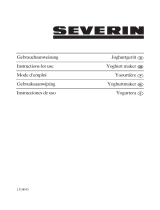 SEVERIN YOGHURT MAKER - Operating instructions