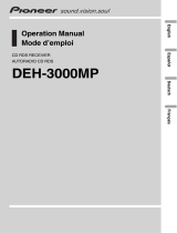 Pioneer DEH-3000MP User manual