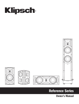Klipsch Reference series Owner's manual