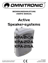 Omnitronic KPA-212A User manual