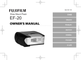 Fujifilm EF-20 Owner's manual