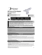 Ergotron NF Unistrut Pole Adaptor User manual