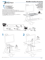 Ergotron Worksurface for WorkFit-S User guide