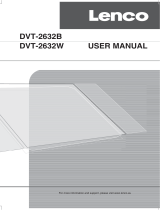 Lenco DVT-2632W User manual