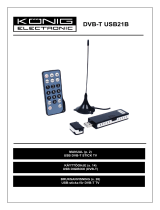 König DVB-T USB21B Owner's manual