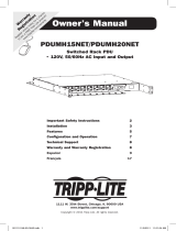 Tripp Lite PDUMH20NET Owner's manual