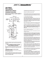 Metra AW-PW22 User manual