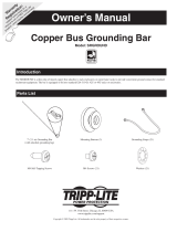 Tripp Lite SRGROUND SmartRack Grounding Bar Owner's manual