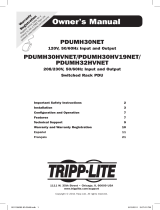 Tripp Lite PDUMH32HVNET Owner's manual