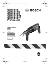 Bosch GBH 2-26 DFR Operating instructions