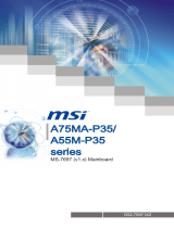 MSI A55M-P35 series User manual
