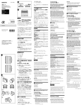 Sony SEL30M35 Operating instructions