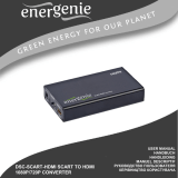 Energenie DSC-SCART-HDMI User manual