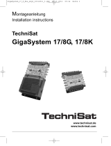 TechniSat GigaSystem 17/8 G Installation guide