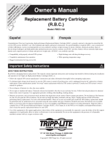 Tripp Lite RBC5-192 Replacement Battery Cartridge Owner's manual