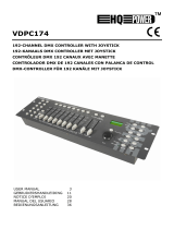 HQ Power 192-channel DMX controller with joystick Specification