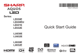 Sharp LC32LE631E User manual