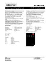 Spatz HDMI-4RS Datasheet