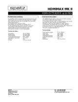 Spatz HDMIMAX Datasheet