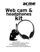 Acme United CAM acme Kit inkl. Headphone AC-02 schwarz User manual