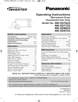 Panasonic NN-SD762S Operating instructions