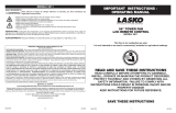 Lasko 2511 User manual