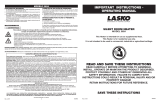 Lasko Products 5586 User manual