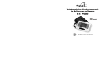 Scala SC 7600 Owner's manual
