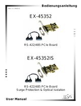 EXSYS PCI-EXPRESS KARTE 2S Seriell RS-422/ User manual